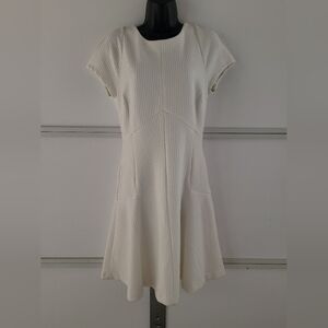 Banana Republic White Sleeved Dress size 8
